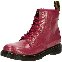 Dr. Martens Støvler - 1460 J - Tåke Glitter - Fuchsia/Sølv - - 33 - Støvler