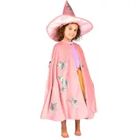 Adlibris Kappe med hatt fløyel Dusty Pink 104-128 cl Den gode feen