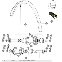 Mavic Ksyrium Pro Disc 17c Framfelg