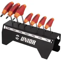 Unior 193tx-us.1 629821 Torx Hex T-håndtaksnøkkel 7 Stykker