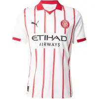 Puma Girona FC 25/26 Home Jersey Men, Clothing, White/Red, XS