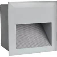 Eglo ZIMBA UDE VÆGINDBYG. 140X140 3,7W 500LM 4000K IP65 SILVER