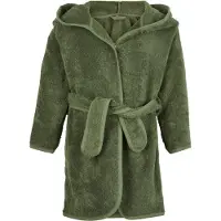 Pippi Baby Badekåpe - Deep Lichen Green m. Drage - - 74/80 - Badekåpe