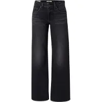Levi's for woman. A5566-0027 Black low-rise loose-fit jeans (30/30), Casual, Cotton, Denim
