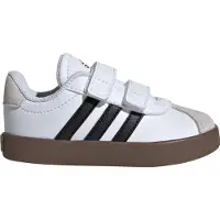 Adidas Sko - VL Court 3.0 CF I - Hvit/Svart/Grønn - - 25 - Sko