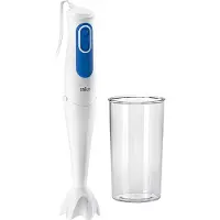 Braun Multiquick 3 MQ 3000 Smoothie - Håndmikser - 700 W - hvit/blå