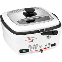 Tefal FR4950 Versalio Deluxe frityrkoker 9-i-1 1600 W 2 L, hvit/svart