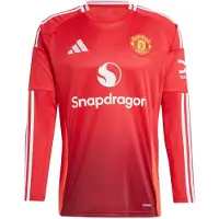 Adidas Manchester United 24/25 Hjem Langarmet T-skjorte
