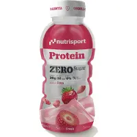 Nutrisport Zero Sugar Eske Med Proteindrikk Jordbær 330ml 12 Enheter