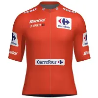Santini La Vuelta Leader Kort Ermet Trøye