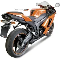 MIVV Suono Kawasaki Zx-6 R 2007-08 Uk.019.l7 Homologert Slip On Lyddemper