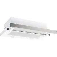 Silverline Luna SL 1116 - Panser - teleskopisk - bredde: 60 cm - dybde: 30.5 cm - ekstraksjon og resirkulasjon (-) - hvit
