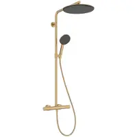 Hansgrohe HG Raindance Alive S Puro - Showerpipe 300 1jet EcoSmart termostat, børst. bronze PVD