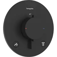 Hansgrohe HG Ecostat Comfort S - t indbygn. m afspær t 2 udtag Mat sort