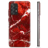Mtp Products Samsung Galaxy A52 5G, Galaxy A52s TPU-deksel - Rød Marmor