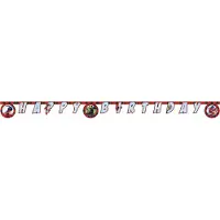 Procos Happy Bursdag Banner - Mirakuløs marihøne - - OneSize - Flaggbanner