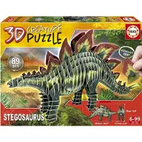 Educa 3D-Puslespill - Stegosaurus - 89 Brikker - - OneSize - Puslespill