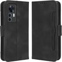 Mtp Products Xiaomi 12T/12T Pro Lommebok-deksel med Kortholder - Svart