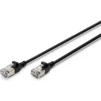 Digitus patch cable - 5 m - black - Svart - 5 meter