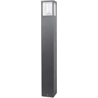 LUCANDE veilampe Klemens, 90 cm, antrasitt, metall, E27