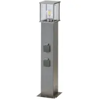 LINDBY Caspa pullertlampe med 2 stikkontakter