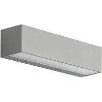 Arcchio utendørs LED-vegglampe Lengo, 25 cm, 2 lyskilder, grå, CCT