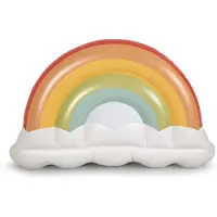 Filibabba Bademadrass - 124x78 cm - Regnbue - - OneSize - Badedyr