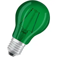 Osram LED STAR Décor Classic A - LED-lyspære - form: A60 - E27 - 2.5 W (ekvivalent 15 W) - klasse G - grønt lys - 7500 K
