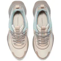 Timberland for woman. TB0A2N4BA4C1 Motion Access waterproof shoes in beige leather, blue (40 W), Flat, Laces, Casual, Multicolor