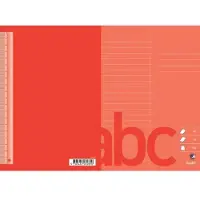 Bantex Glosehæfte , linjeret, 8,5 mm, A5, rød, 25 stk.