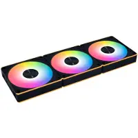 Lian Li UNI FAN CL Wireless Reverse Fan 3-Pack - 120mm Black - Kabinettvifte - 120mm - Svart med RGB LED-lys