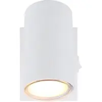 Globo Robby 57911-1W vegglampe med bevegelse og bryter - hvit