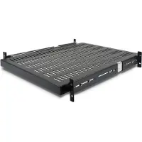 StarTech.com UNISLDSHF19 rackhylle 2U 19 22,7 kg uttrekkbar ventilert