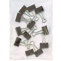 Wedo 64 21525, Metall, Nickel, Sort, 25 mm, 12 stykker