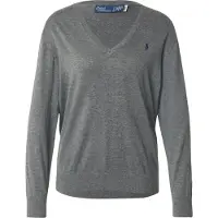 Ralph Lauren for woman. 211972105001 Gray Parkside Jersey (L), Casual, Grey, Cotton, Long sleeve