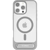 Torras Pstand Series-etui for iPhone 16 Pro Max (grå)