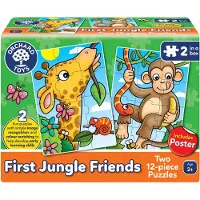 Orchard First Jungle Friends - Puzzle set 2D Puslespill