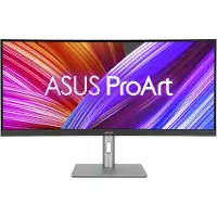 Asus ProArt PA34VCNV - LED-skjerm - kurvet - 34.1 - 3440 x 1440 UWQHD @ 60 Hz - IPS - 300 cd/m² - 1000:1 - HDR10 - 5 ms - 2xHDMI, 2xDisplayPort, USB-C - høyttalere - svart