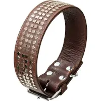 Karlie Vintage Square Stud Hundehalsbånd