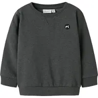 Name it Collegegenser - Nei - NmmVimo - Mørkegrå Melert - - 3 år (98) - Collegegenser