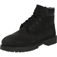 Timberland unisex for kids. TB1127070011 Boots 6 Inch Premium black (31), Leather, Flat, Laces, Casual, children's fashion