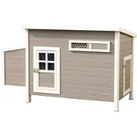 Kerbl Hobbyfarming ECO Plastbur Barney for høner - L 137 x B 73 x H 83 cm