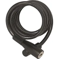 ABUS Spirallås - 3506K - 180 cm - Svart - - OneSize - Sikkerhetsutstyr