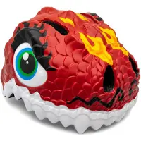 Crazy Safety Dragon, Sykkelhjelm, Junior, Red