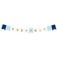 Party Deco PartyDeco GRL61, Vimpler, Blå, Gull, Hvit, Temafest, 1600 mm, 150 mm, 160 mm