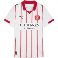 Puma Girona FC 25/26 Home Jersey Women, Clothing, White/Red, XS