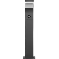 LUCANDE LED-veilampe Timm, sensor, 60 cm, antrasitt, IP54