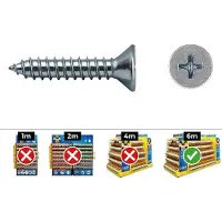 Celo 7982 4.8x38 Philips Sink Forsenket Skrue Med Krysspor 500 Enheter