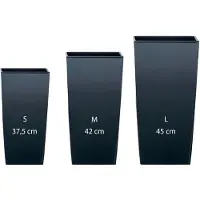 Wellhome Urbi Square 11.4/16.3/kvadratisk Potte 19l 3 Enheter