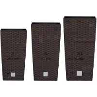 Wellhome Rato 11/4/26/6 49l Set S Blomsterpotte 3 Enheter